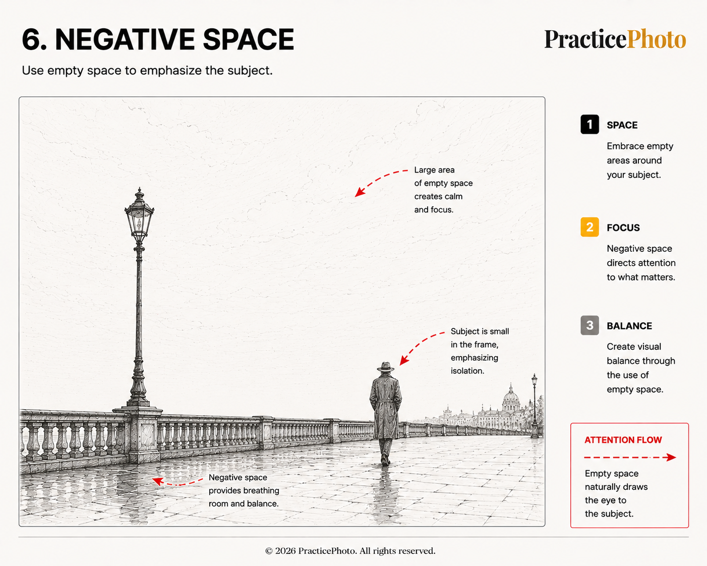 Negative space illustration